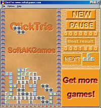 ClickTris is a classical tetris game.