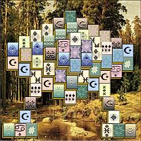 3DJongPuzzle is mah jongg's like  tile solitaire game.